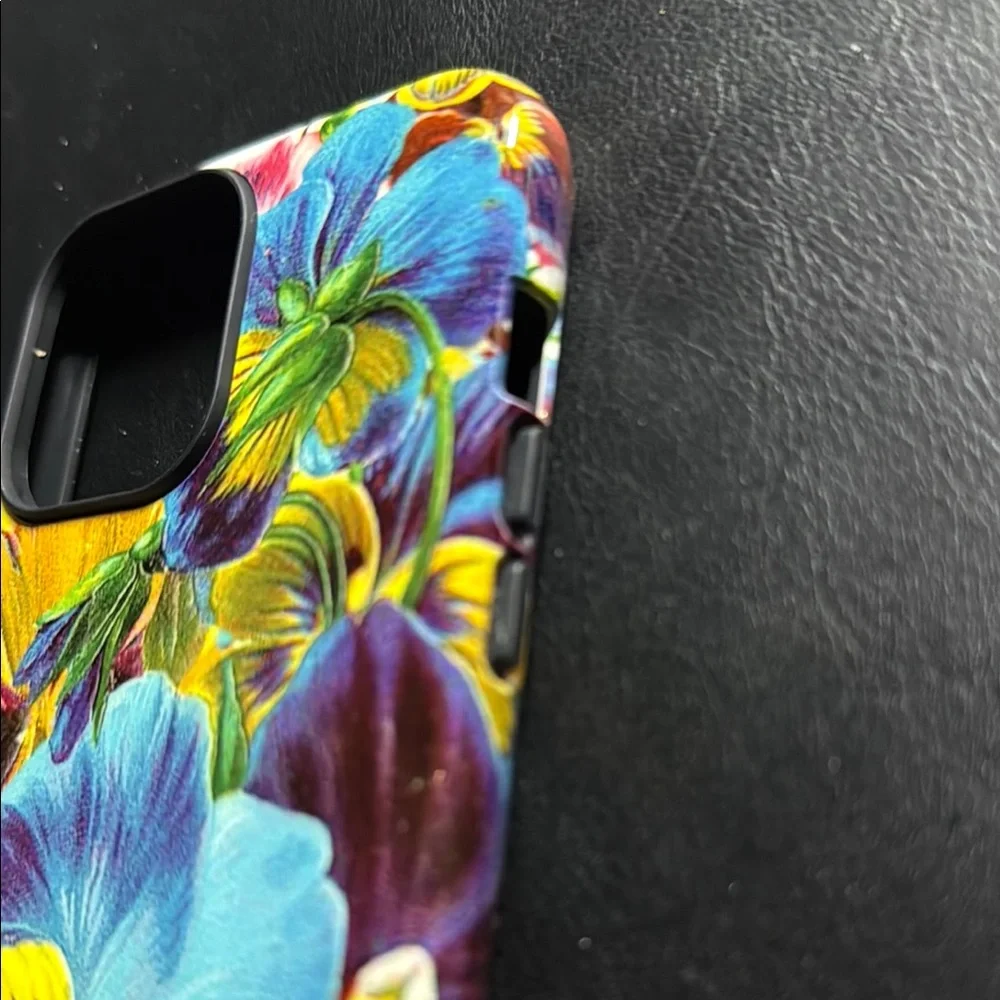 iPhone 13 ProMax case- floral motif by Stringberry